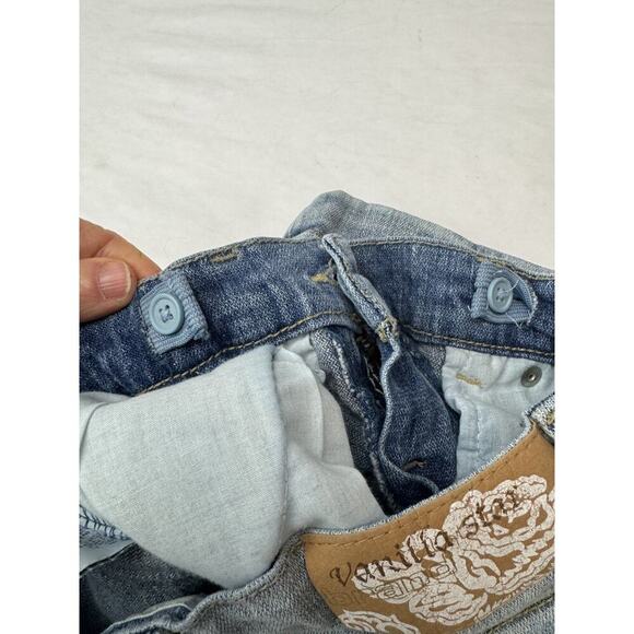 Vintage Y2K Vanilla Star Jorts Embellished Embroidered Low Rise Girls Size 7 - Picture 10 of 12